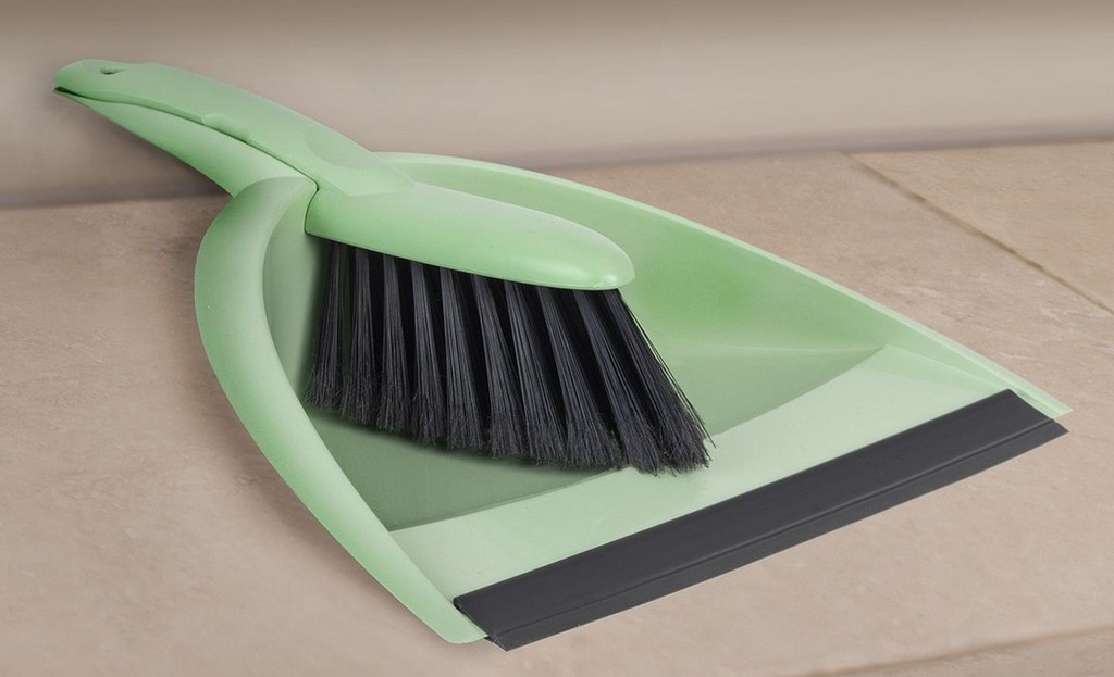 Smetišnica z metlico - zelena